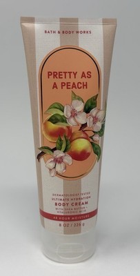 NEW Bath & Body Works Pretty As A Peach Ultimate Hydration Body Cream Lotion 8oz