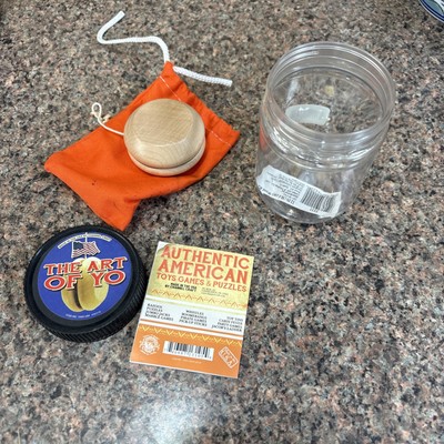 NEW - Wooden Yo Yo with Pouch & Trick Book - Made In USA by Channel Craft