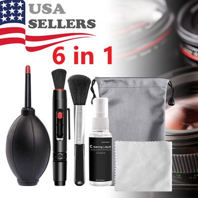 #ad 6in1 Camera Cleaner Kit For Digital Camera Lens Sensor Cleaning Tools Set $47.51