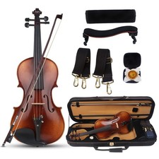 Violin Outfit 4/4 Full Size, Spruce Violin and Ebony Fittings for Professional,