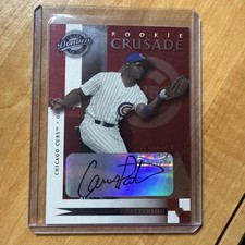 2001 Donruss Class of 2001 #RC-33 Corey Patterson Crusade Autographs Auto /300