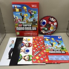 New Super Mario Bros. Wii Nintendo Wii 2009 Originale Completo PAL Italiano