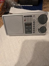 Lifelong AM/FM Portable Pocket Size Radio with LCD Alarm Clock Model-845 Works