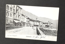 Cannobio (Lago Maggiore). Timbro Servizio Mobile. 1906.