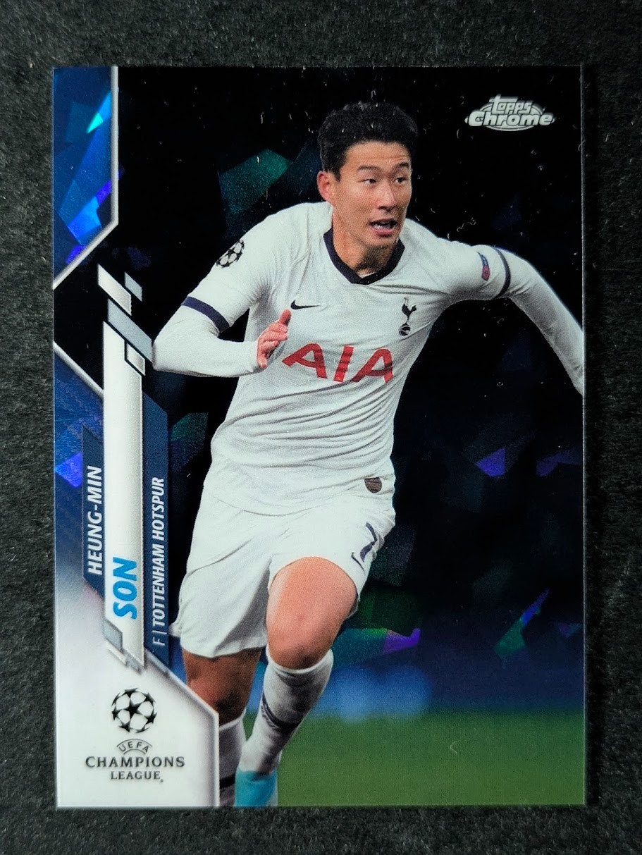 2019-2020 Topps Chrome Sapphire Edition UEFA SON HEUNG-MIN Tottenham Hotspur #85