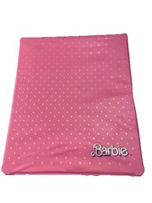 1985 Mattel Barbie Pink Double Wide FASHION DOLL CASE w/Latch 12x10x2.5  