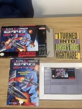 Strike Gunner S.T.G. Super Nintendo SNES Complete CIB Video Game Works STG