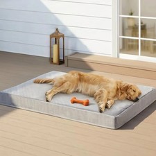 RRPETHOME Indestructible Dog Beds for Large Dogs, Chew Proof Dogs Bed with Or...
