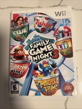 Wii Hasbro Family Game Night 3 (Nintendo Wii, 2010) COMPLETE, TESTED & WORKING!