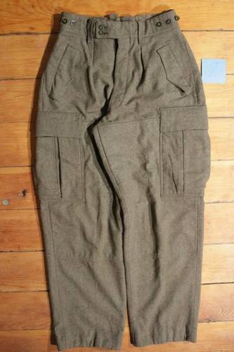 Vintage 60s VAL.MEHLER A.G. Cargo Pants Men's 30x30 Wool Blend Germany Military