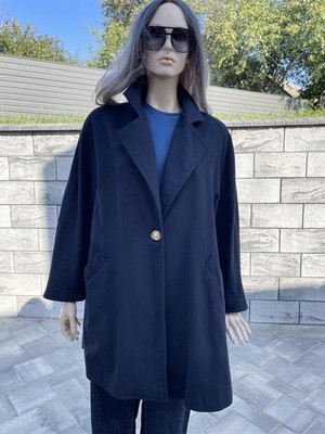 women max mara coat multicolor cashmere 36