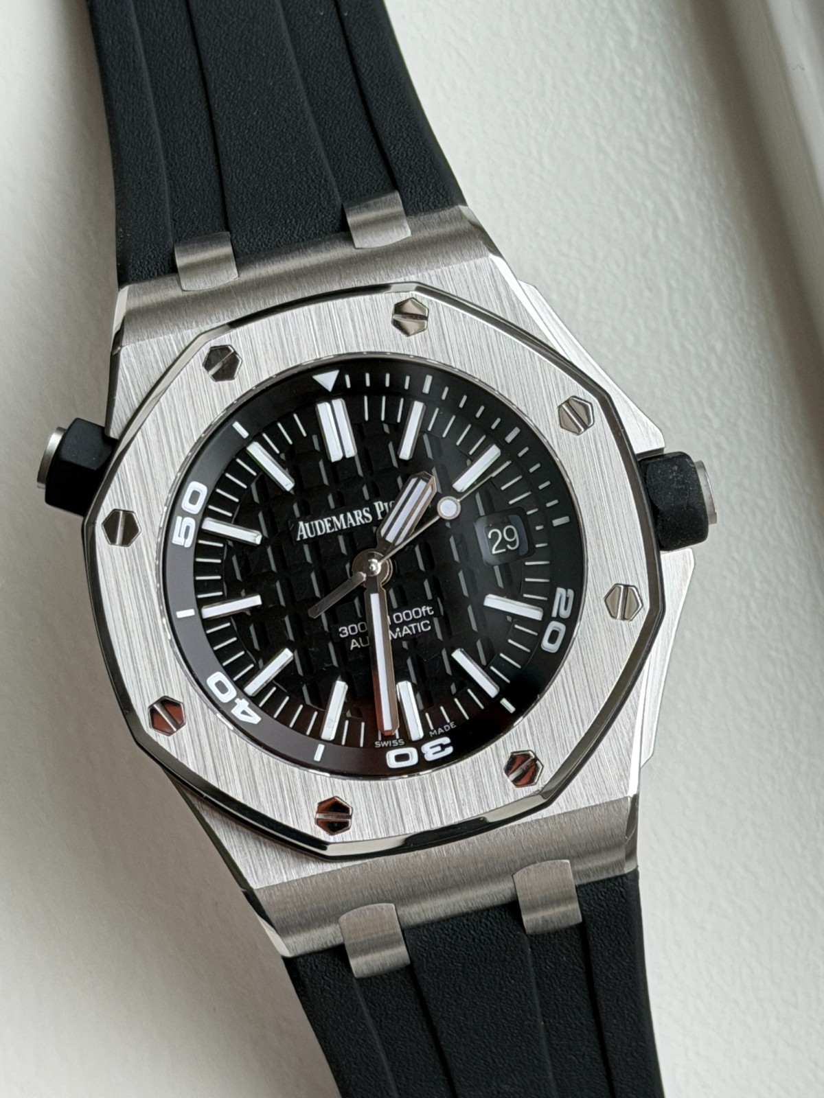 Audemars Piguet Royal Oak Offshore Diver 15710ST 42mm Stainless Steel Black Dial