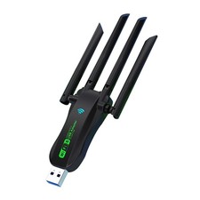 For PC Wireless USB WiFi 6 Adapter Bluetooth 5.4 Dual Band with Antenna Part