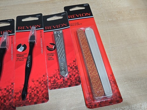 Revlon Manicure Pedicure Lotto Clipper Tavole Smeraldo Lime Taglio Unghie - Foto 4 di 4
