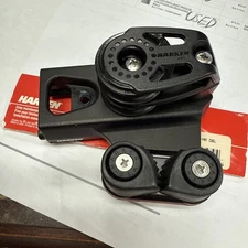 Harken Pair Double Midrange Traveler End Controls with cam cleats 1633 H1633