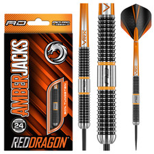 Red Dragon Amberjacks 18 90 Tungsten Steel Tip Darts - 24 grams