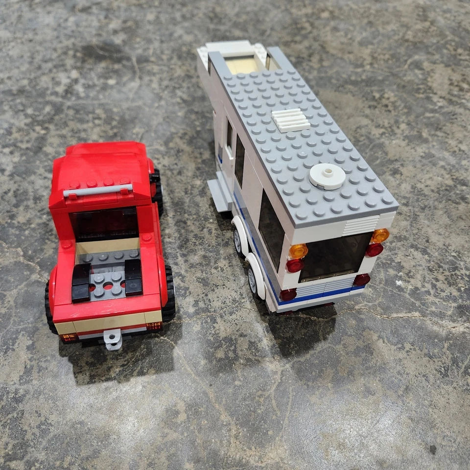 LEGO CITY: Pickup & Caravan (60182) Mostly Complete, No Minifigs Or Accessories - Image 3 of 4