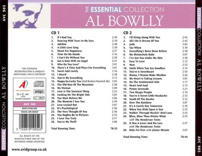AL BOWLLY - THE ESSENTIAL COLLECTION NEW CD