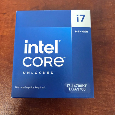 Intel Core i7-14700KF Unlocked Desktop Processor CPU LGA 1700 - Brand New Sealed