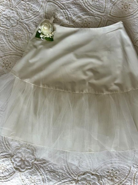 Women Karen Millen Skirt White Mesh 36 / S / 44