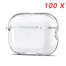 For Apple Airpods Pro 3 4 2 2025 Wholesale Bulk Lot Earphone Clear Case Cover