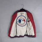 Vintage Atlanta Braves Jacket Mens Medium Red Blue MLB Baseball Mirage 90s