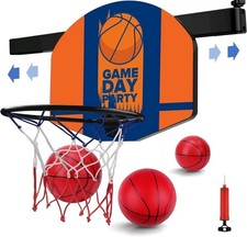Indoor Basketball Hoop Electronic Moving Backboard - Backboard, 3/Balls & Pump