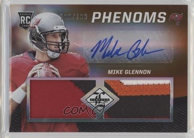 2013 Panini Limited Phenoms 109/199 Mike Glennon #228 Rookie Auto RC 9nr