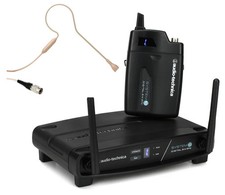 Audio-Technica ATW-1101 Liz Pro Headworn Microphone Bundle - Tan