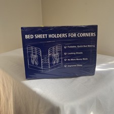 Bed Sheet Straps Fitted Sheet Holder for Corners, Non-Slip