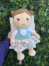 Little Town Girl Doll Carrier Aldi Plush Soft Toy Inclusive Deaf Hearing Aid