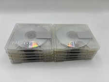 Sony MiniDisc MD 10 Disc Set Used With Cases Blank Recording Media Japan
