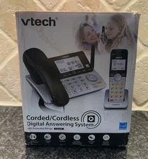 VTech CS5249 DECT6.0 Expandable Corded/Cordless Phone W/Answering System OpenBox