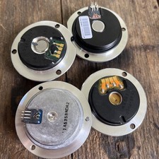 LOT OF 4 Scrap Hard Drive HDD Motors Greebles Robots Art Crafts Gold