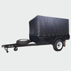 Box Trailer Cover 8x5x2 High Density Heavy-duty Thick Fabric Weatherproof Cover