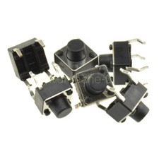 100PCS 6x6x6mm Miniature Micro Momentary Tactile Tact Touch Push Button Switch F