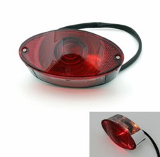 5W/21W Bulb Motorcycle Quad ATV Running Brake License Plate Tail Light Black U7