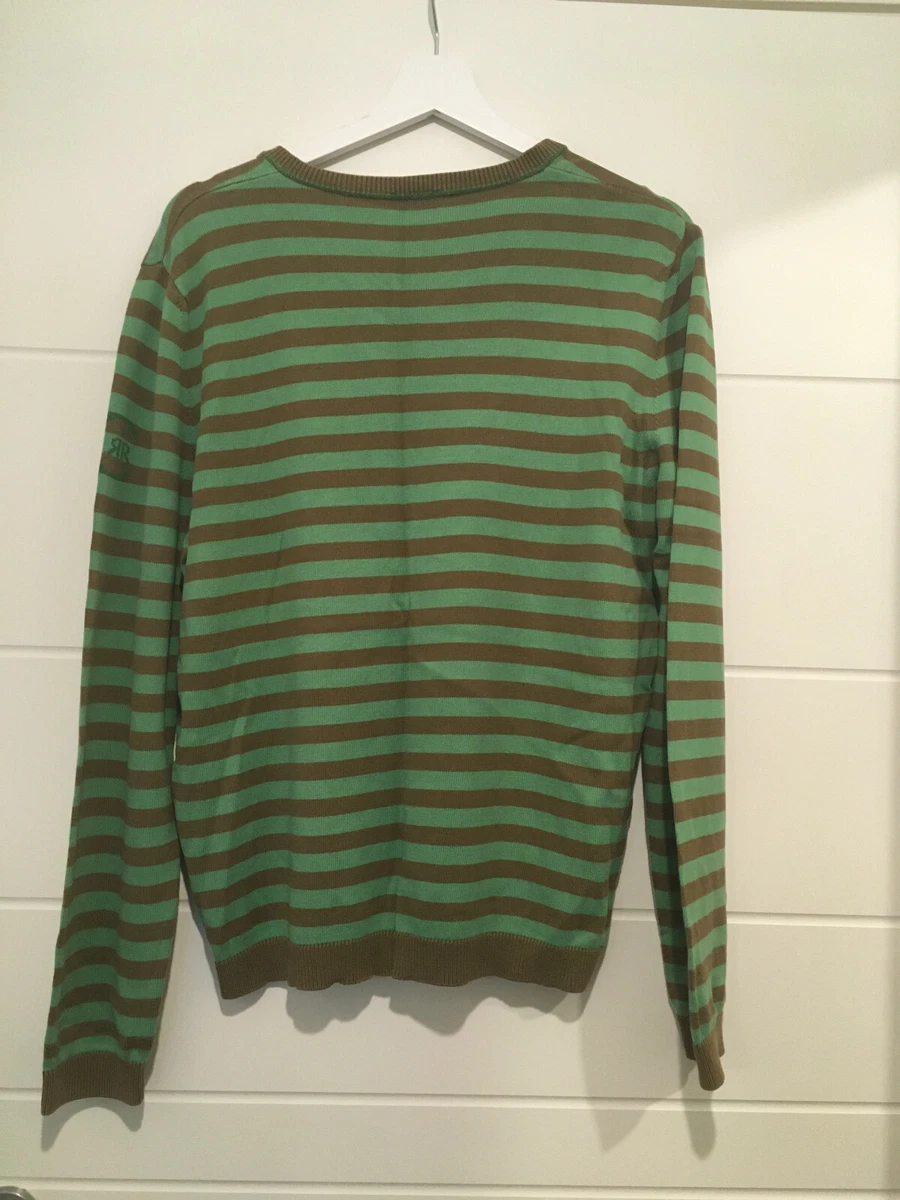 Pull Homme Cerruti 1881 Taille L Rayures Vert Marron eBay