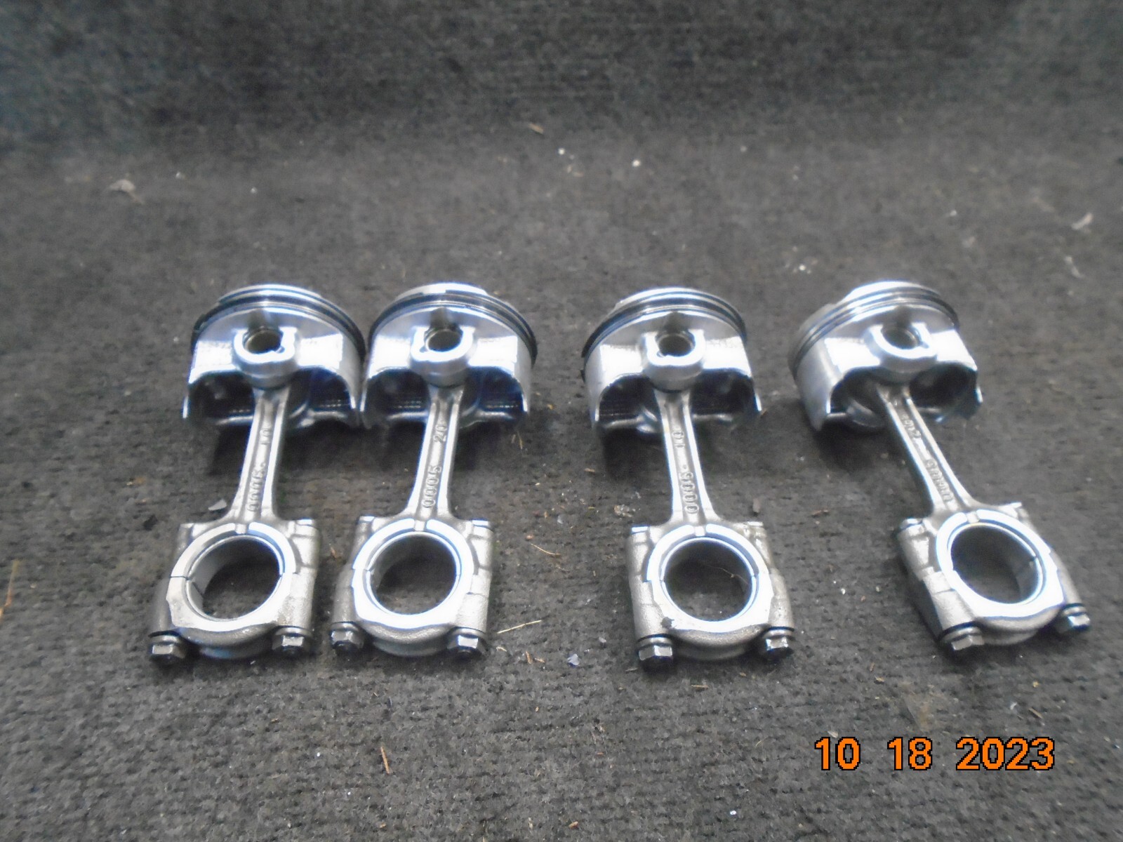 2004 03 04 Kawasaki Ninja 636 ZX636 pistons rings connecting rods
