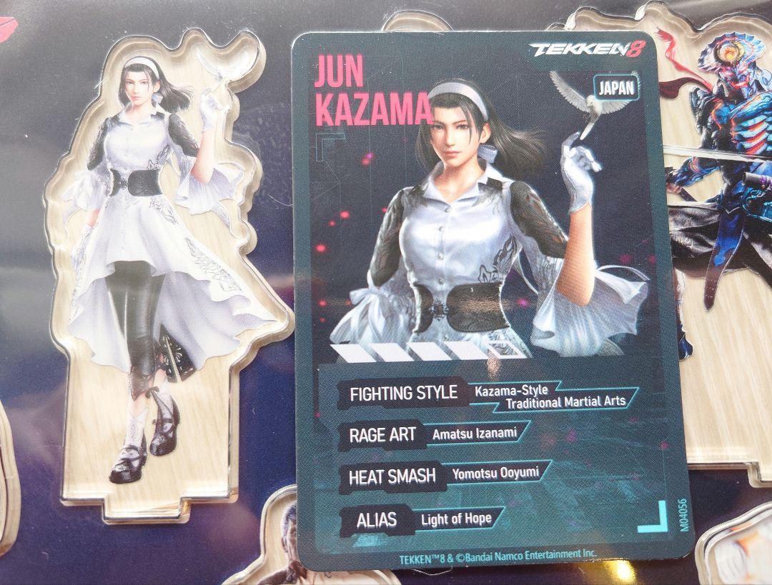 TEKKEN 8 Special Edition Acrylic Stand Jun Kazama Figure Trading Card Animation