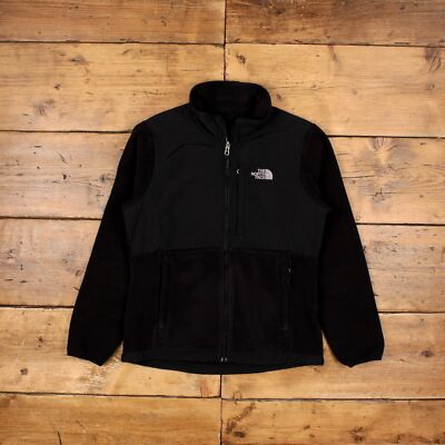 Vintage North Face Outdoorjacke M Denali Polartec Fleece schwarz Damen