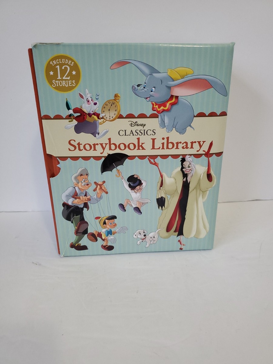 Disney Classic Storybook Library 12 Book Box Set Bambi Dumbo Peter