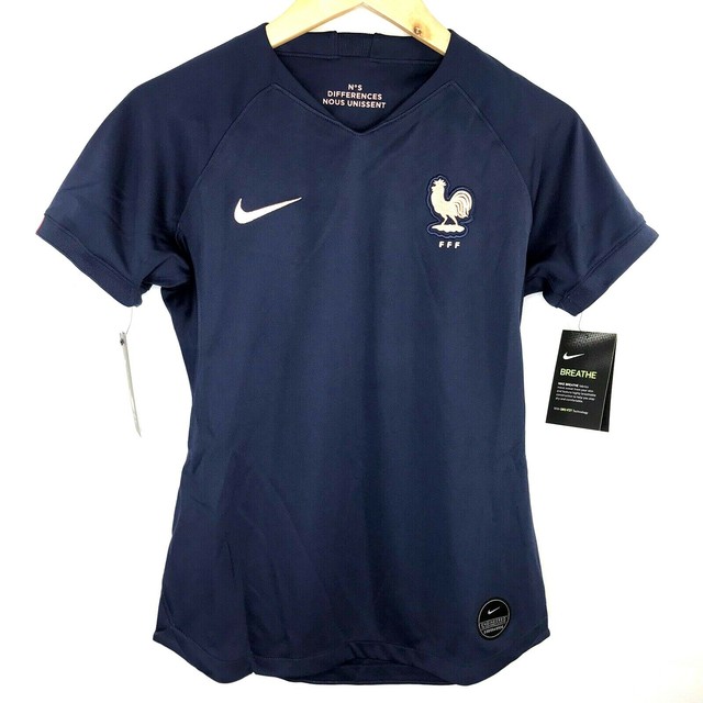 Nike 2019 World Cup France Home Stadium Jersey Aj4394-410 US Women's Size Small for sale online 