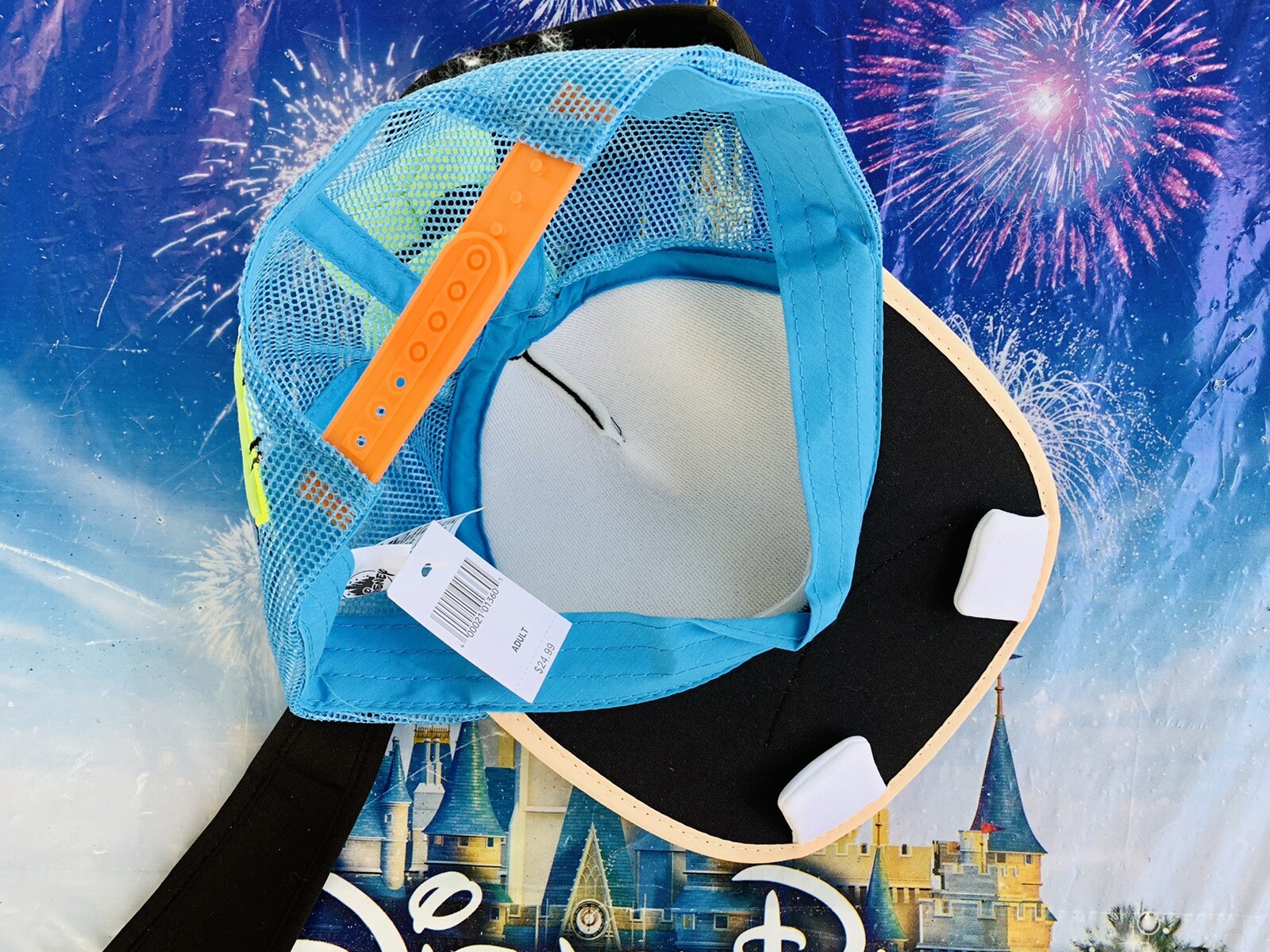 Disney Parks Exclusive GOOFY Face & Long ears Mesh Foam Snapback Trucker Cap Hat