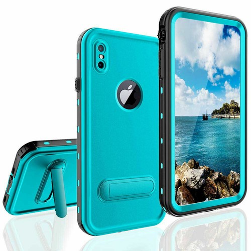 For iPhone XR XS MAX Case Waterproof Shockproof Cover Built-in Screen Protector - Picture 2 of 14