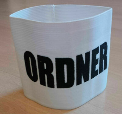 20x Fußball Ordnerbinde Ordnerarmbinde Ordner Band Binde Armband  Armbinde Zug