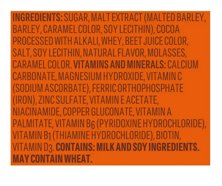 Ovaltine Chocolate Malt Powdered Drink Mix for Hot and Cold Milk Canister 12 oz