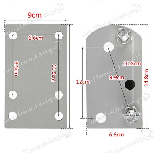 Spare Wheel Carrier Tyre Holder Brackets Fit Caravan Boat Trailer Universal AU - Picture 4 of 14