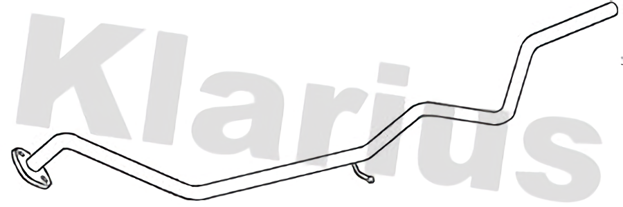 Klarius centre pipe fits Ford 2 fiesta fusion 1.4 01-10 FE874A
