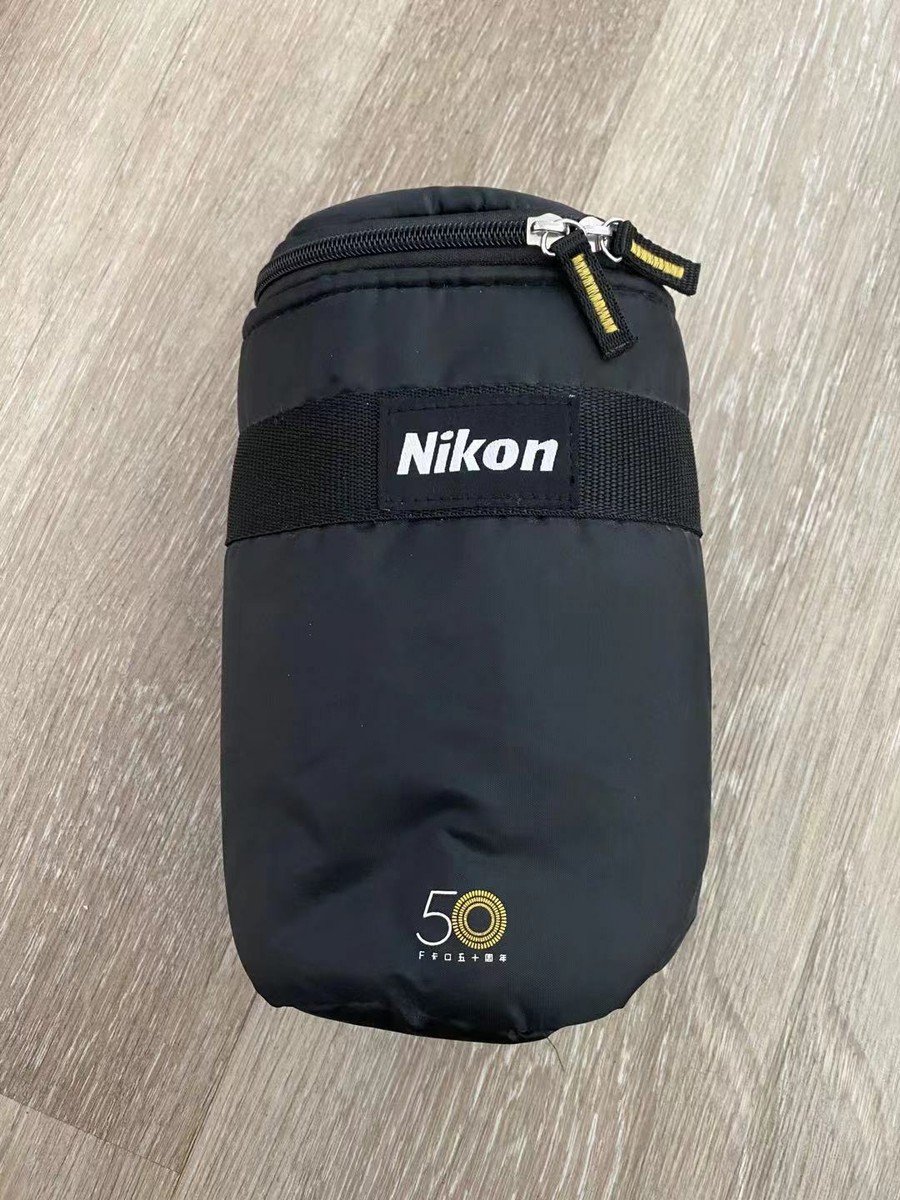 Étui D'objectif Nikon Officiel - Édition 50e Anniversaire - Noir (Neuf)